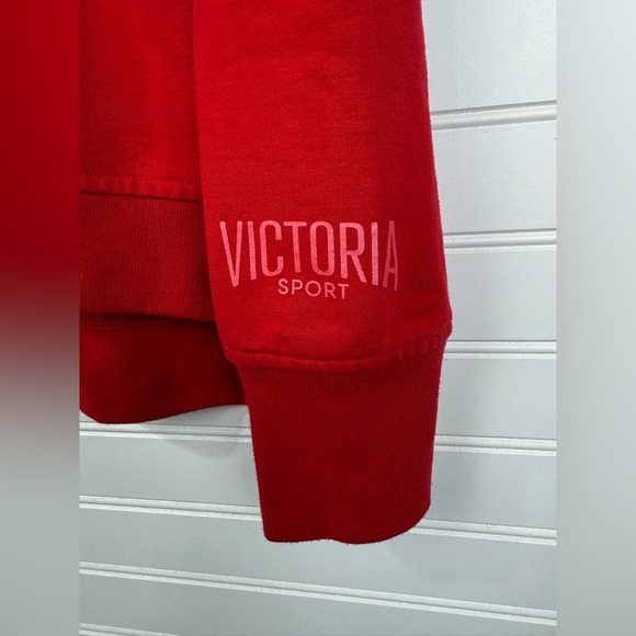 Victoria Sport Victoria’s Secret red keyhole back sweatshirt. Size XS. - Picture 5 of 6